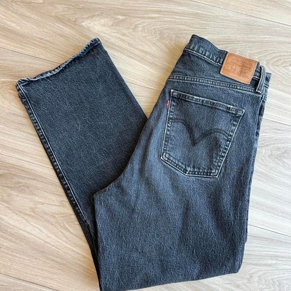 Levi-s Men's Black and Grey Jeans